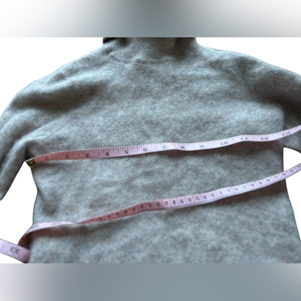 Charter club Women's Cashmere Turtleneck Sweater Beige Size XS - Picture 11 of 13